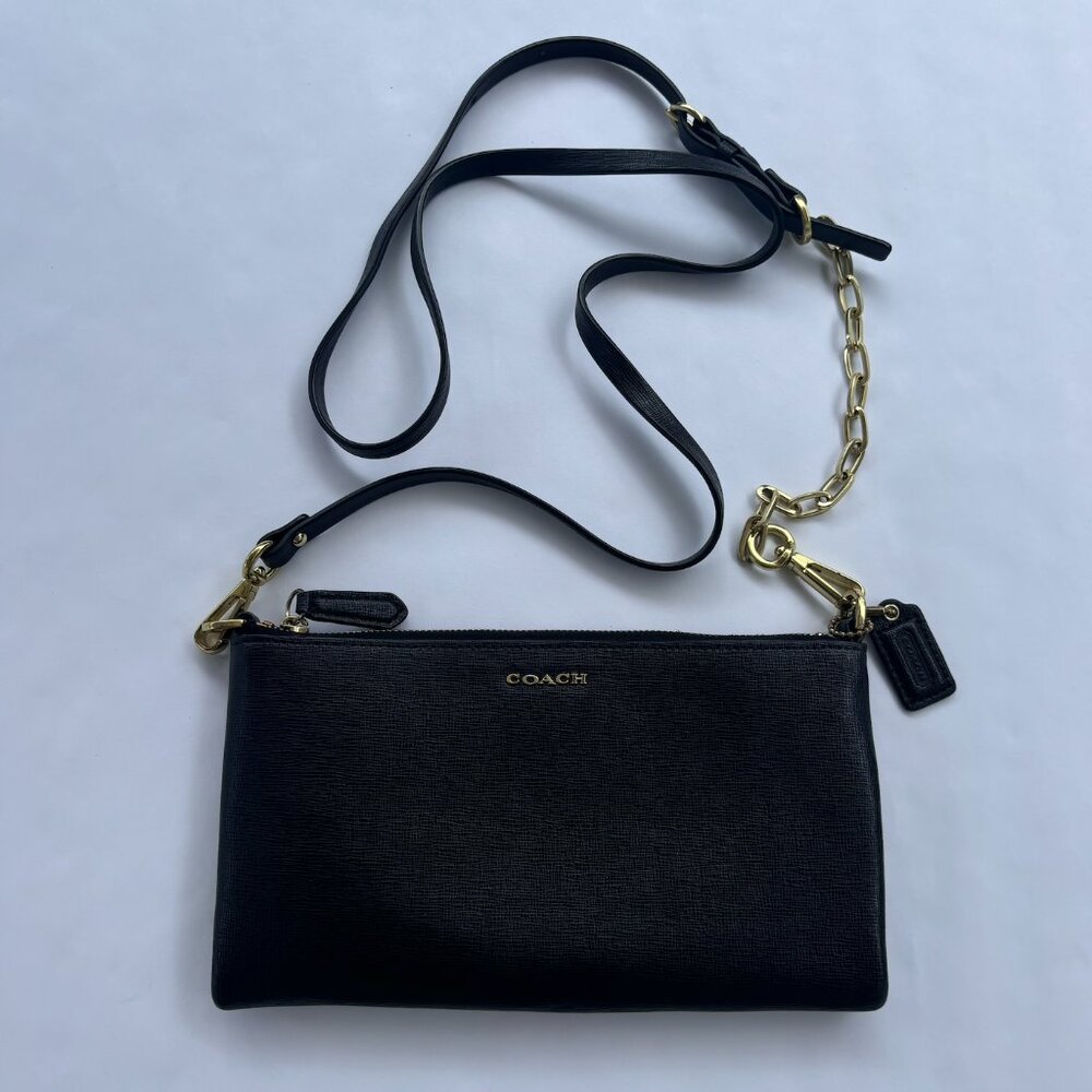 Coach Versatile Crossbody/Shoulder/Clutch Bag - Black